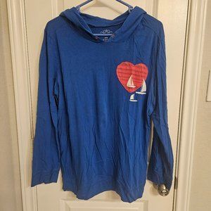 Old Navy Sailboat Hooded Longsleeve Tee